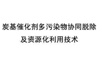 炭基催化剂多污染物协同脱除及资源化利用技术