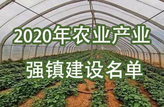 河南省有16个乡镇进入2020年农业产业强镇建设名单